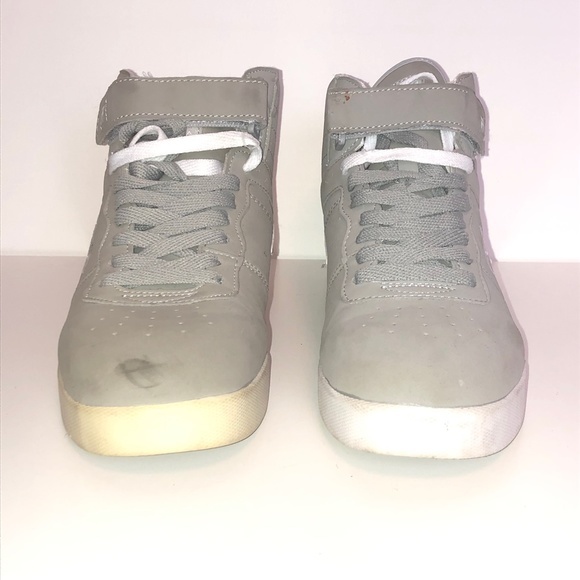 FILA High Top Gray Athletic Shoes Sneakers Size 9 - Picture 4 of 8